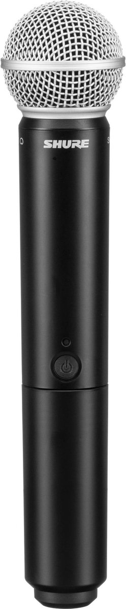 Shure blx24e sm58 h8e 514 540mhz wir 10 orig - Shure Blx24E/Sm58 H8E, 514-540Mhz XLR Draadloze microfoonset (zwart)