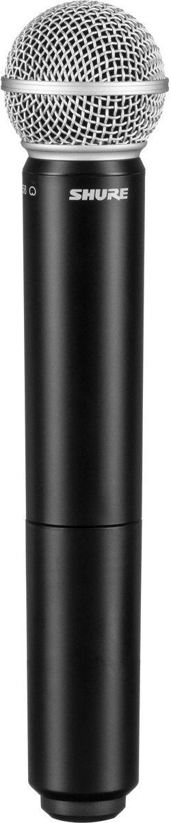Shure blx24e sm58 h8e 514 540mhz wir 5 orig - Shure Blx24E/Sm58 H8E, 514-540Mhz XLR Draadloze microfoonset (zwart)