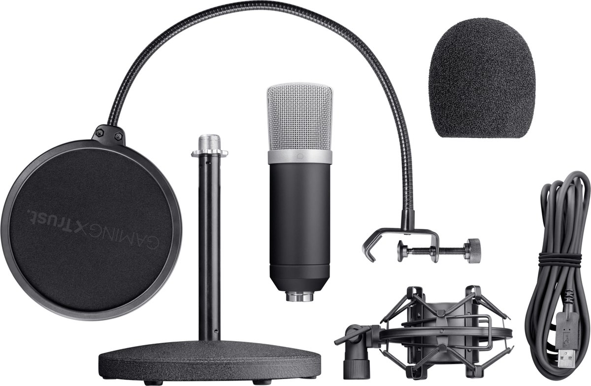 Trust gxt 252 emita usb studio micro 10 orig - Trust Gxt 252 Emita USB Microfoon