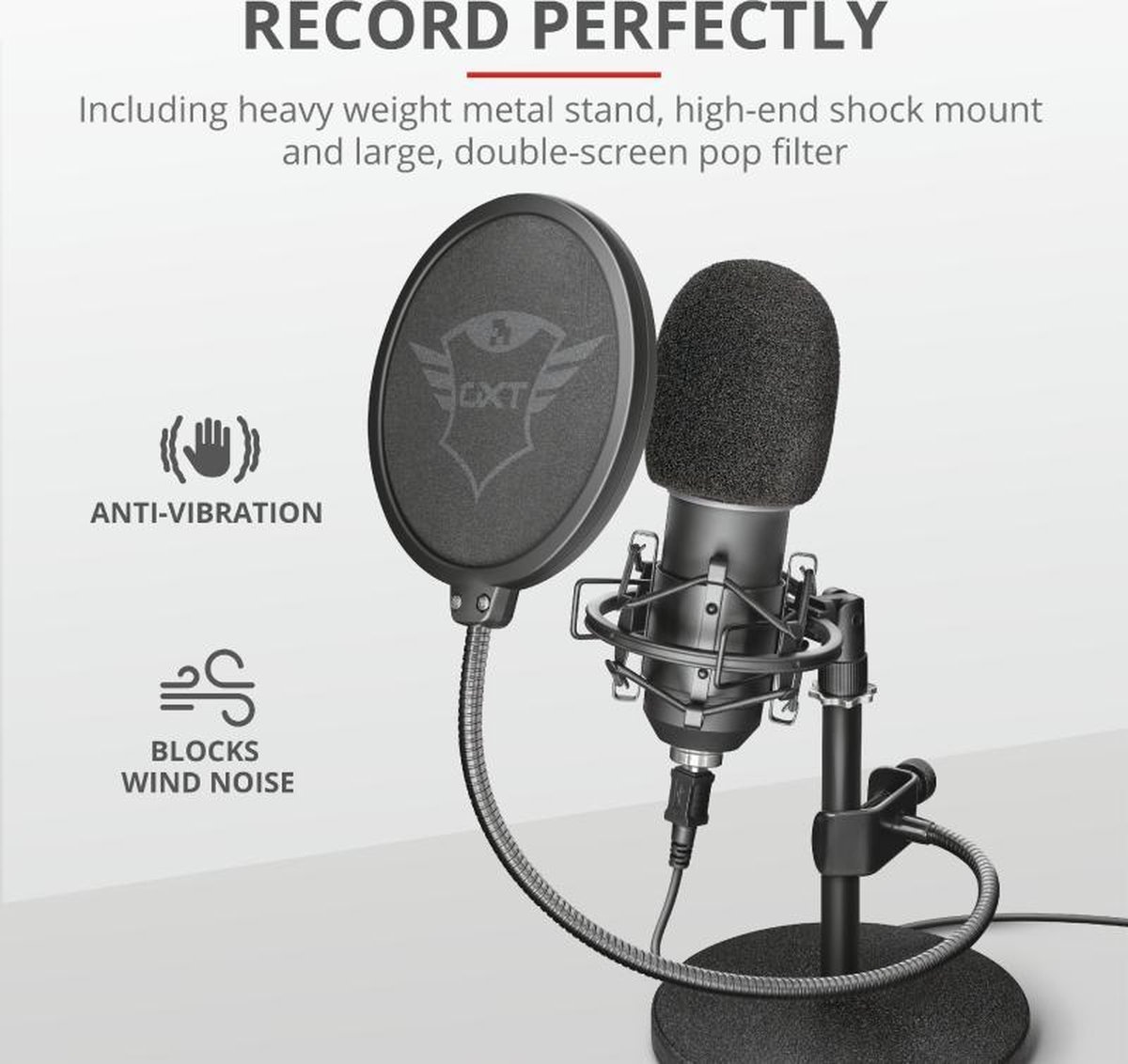 Trust gxt 252 emita usb studio micro 8 orig - Trust Gxt 252 Emita USB Microfoon