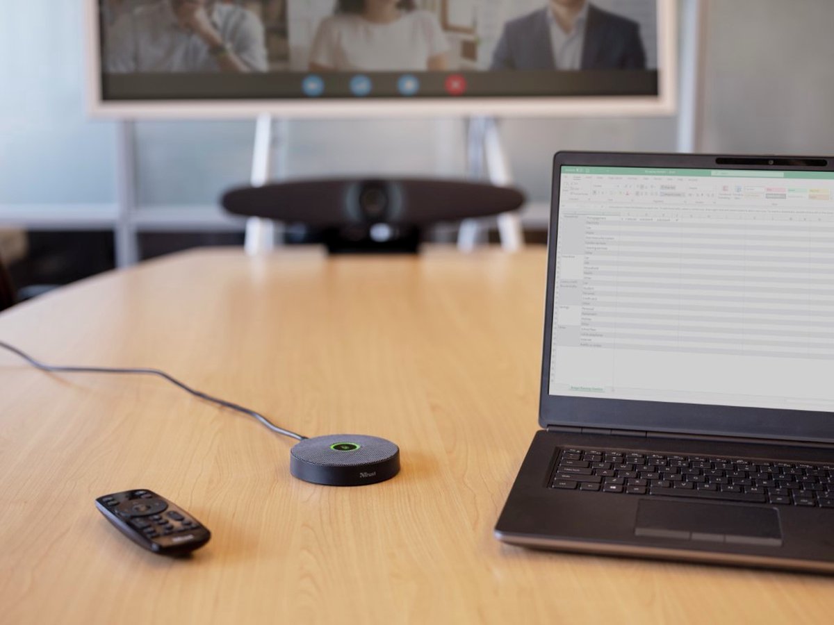 Trust iris verlengde microfoon voor 3 orig - Trust Iris Verlengde Microfoon Voor USB Conferentiemicrofoon (zwart)