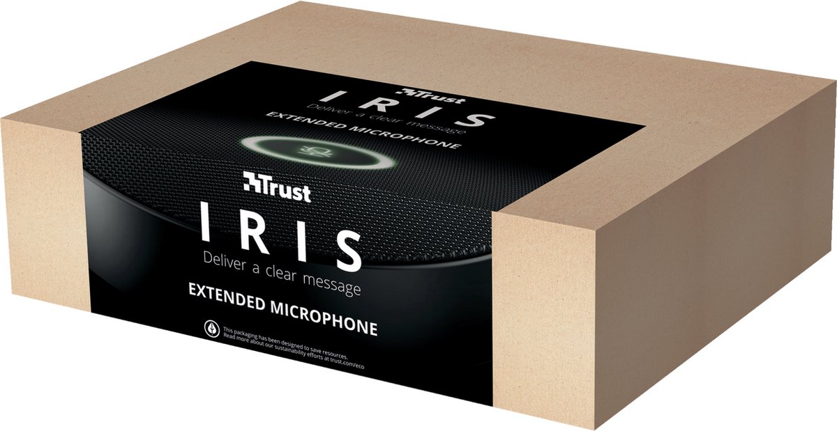 Trust iris verlengde microfoon voor 4 orig - Trust Iris Verlengde Microfoon Voor USB Conferentiemicrofoon (zwart)