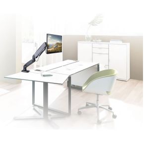 Act connectivity monitorarm office met gasveer 4 orig - ACT Connectivity Monitorarm office met tot 45" Bureausteun (zwart)
