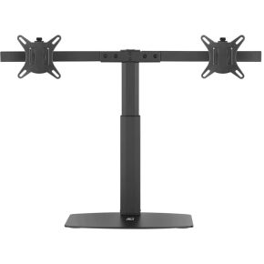 Act connectivity monitorarm office op voet met 2 orig - ACT Connectivity Monitorarm voor 2 schermen tot 27" Monitorstandaard