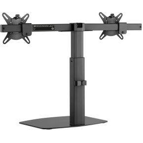 Act connectivity monitorarm office op voet met 3 orig - ACT Connectivity Monitorarm voor 2 schermen tot 27" Monitorstandaard