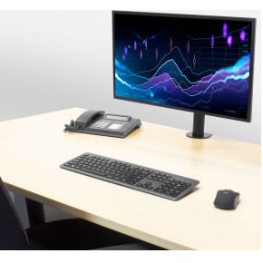 Act connectivity monitorarm office solid pro 1 5 orig - ACT Connectivity Monitorarm office solid tot 49" Bureausteun (zwart)