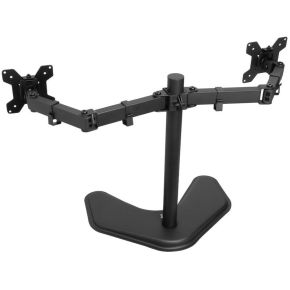 Act monitorarm 32 inch op voet 2 5 orig - ACT Monitorarm 32, Op voor 2 schermen tot 32" Monitorstandaard (zwart)