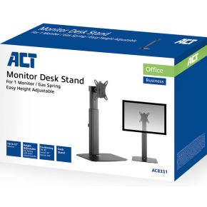 Act monitorarm max 32 office op vo 5 orig - ACT Connectivity Monitorarm office, op voet tot 32" Monitorstandaard