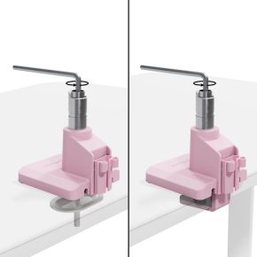 Arozzi alzare neo gas spring monitor 4 orig - Arozzi Alzare Neo Gas Spring Monitor Arm Purple tot 32" Bureausteun