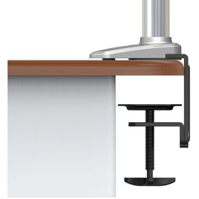 Assmann digitus da 90351 27 klem zwart 3 orig - Assmann DA-90351 voor 2 schermen tot 27" Bureausteun (zwart)
