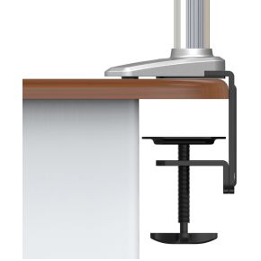 Assmann digitus da 90353 27 doorvoer z 6 orig - Assmann DA-90353 voor 2 schermen tot 32" Bureausteun (zilver)