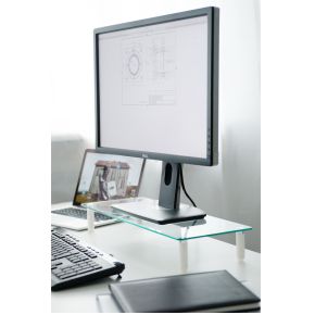 Assmann digitus da 90358 32 vrijstaand 2 orig - Assmann DA-90358 tot 32" Monitorstandaard (transparant)