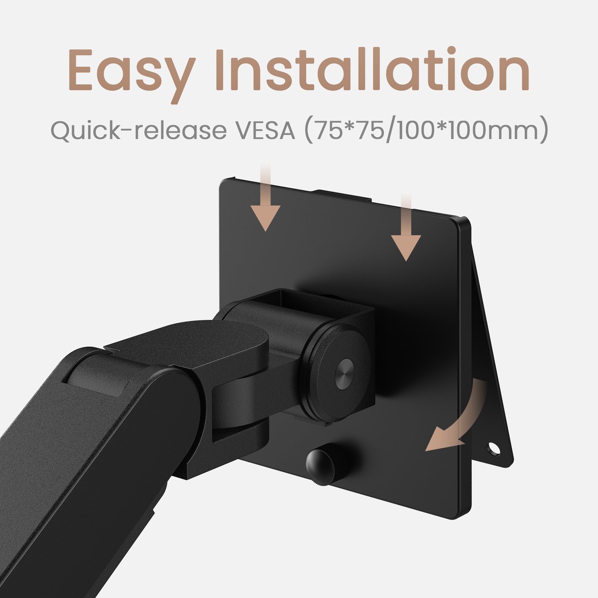 Benq ergo monitor arm 1 scherm zwar 10 orig - BenQ Ergo 1 Scherm Zwart Bsl01 tot 40" Bureausteun