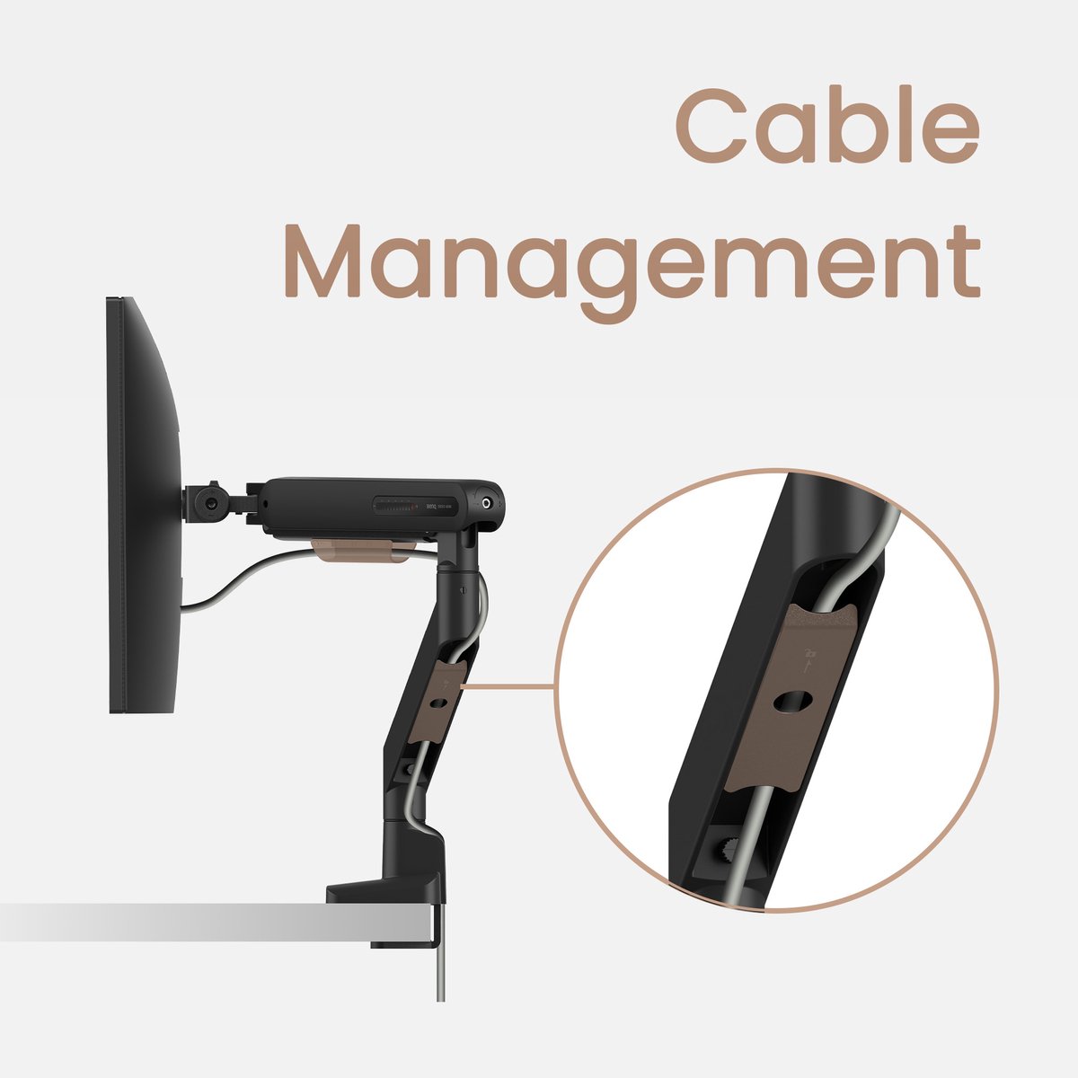 Benq ergo monitor arm 2 schermen zw 3 orig - BenQ Ergo 2 Schermen Zwart Bdl01 voor 2 schermen tot 35" Bureausteun