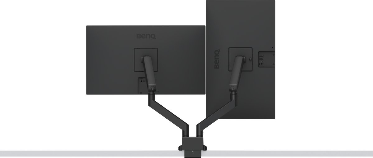 Benq ergo monitor arm 2 schermen zw 5 orig - BenQ Ergo 2 Schermen Zwart Bdl01 voor 2 schermen tot 35" Bureausteun