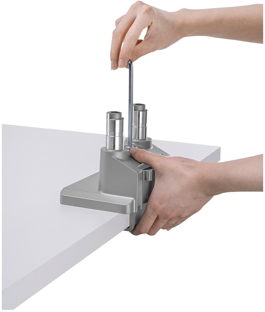 Brateck 17 32 inch compatibele dubbele 3 orig - Brateck 17-32 inch Compatibele voor 2 schermen tot 32" Bureausteun