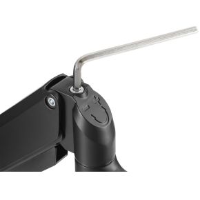 Deltaco arm 0351 32 dual monitor arm 4 orig - Deltaco Arm-0351 voor 2 schermen tot 32" Bureausteun (zwart)