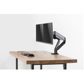 Deltaco arm 0351 32 dual monitor arm 7 orig - Deltaco Arm-0351 voor 2 schermen tot 32" Bureausteun (zwart)