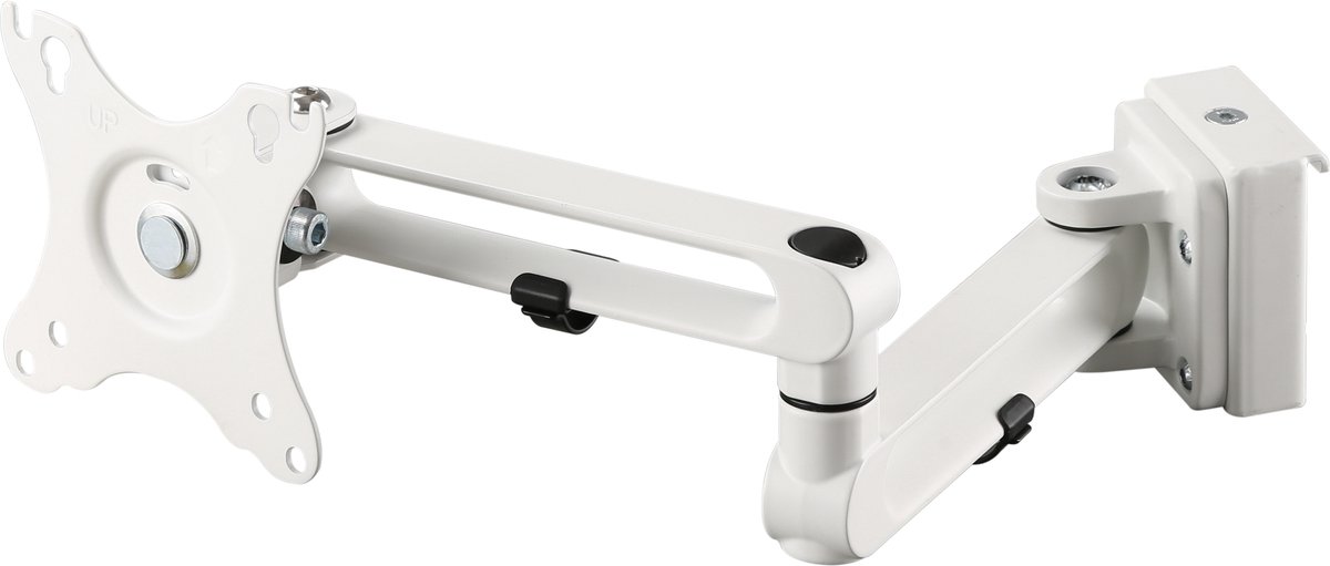 Deltaco delo 0157 verstelbare monitor 7 orig - Deltaco Delo-0157 Verstelbare tot 32" Muurbeugel (wit)