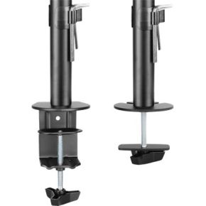 Deltaco gam 040 32 dual monitor arm 5 orig - Deltaco Gam-040 Monitor voor 2 schermen tot 32" Bureausteun (zwart)