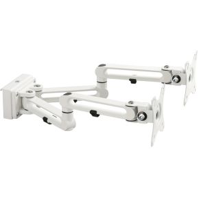 Deltaco office monitor arm dual monito 4 orig - Deltaco DELO-0158 voor 2 schermen tot 32" Bureausteun (zwart)