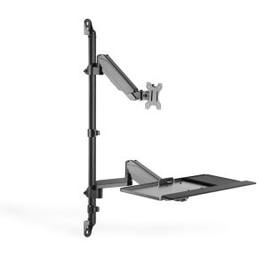 Digitus da 90372 flat panel bureau ste 2 orig - Digitus DA-90372 tot 32" Muurbeugel (zwart)