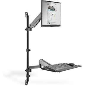 Digitus da 90372 flat panel bureau ste 5 orig - Digitus DA-90372 tot 32" Muurbeugel (zwart)