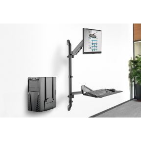 Digitus da 90372 flat panel bureau ste 6 orig - Digitus DA-90372 tot 32" Muurbeugel (zwart)