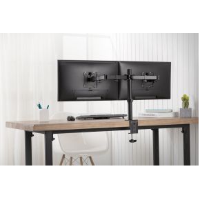 Digitus da 90400 flat panel bureau ste 2 orig - Digitus Double 2Xlcd Desk voor 2 schermen tot 32" Bureausteun