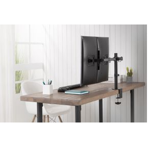 Digitus da 90400 flat panel bureau ste 3 orig - Digitus Double 2Xlcd Desk voor 2 schermen tot 32" Bureausteun