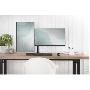 Digitus da 90400 flat panel bureau ste 4 orig - Digitus Double 2Xlcd Desk voor 2 schermen tot 32" Bureausteun