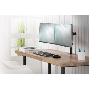 Digitus da 90400 flat panel bureau ste 5 orig - Digitus Double 2Xlcd Desk voor 2 schermen tot 32" Bureausteun