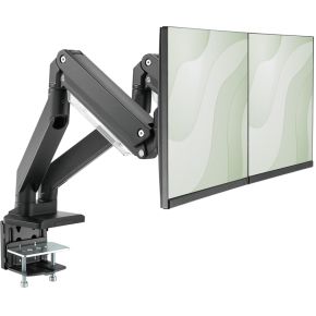 Digitus da 90427 monitorbeugel 88 9 cm 4 orig - Digitus DA-90427 voor 2 schermen tot 35" Bureausteun (zwart)