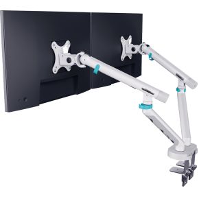 Digitus da 90472 flat panel bureau ste 4 orig - Digitus DA-90472 voor 2 schermen tot 35" Bureausteun (wit)