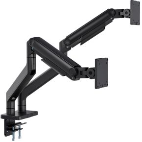 Digitus da 90474 flat panel bureau ste 7 orig - Digitus DA-90474 voor 2 schermen tot 45" Bureausteun (zwart)