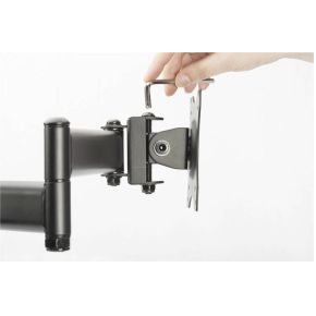 Digitus universele dubbele monitorstan 3 orig - Digitus Universele dubbele voor 2 schermen tot 27" Bureausteun (zwart)