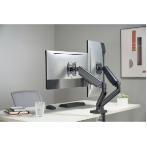 Equip 650121 monitorarm zwart 6 orig - Equip 650121 tot 27" Bureausteun (zwart)
