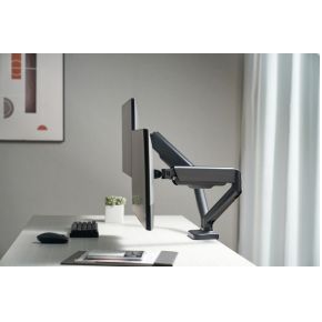 Equip 650121 monitorarm zwart 7 orig - Equip 650121 tot 27" Bureausteun (zwart)