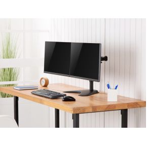 Equip 650123 monitorarm zwart 6 orig - Equip 650123 voor 2 schermen tot 32" Bureausteun (zwart)