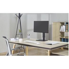 Equip 650126 monitorarm vrijstaand z 8 orig - Equip 650126 tot 32" Monitorstandaard (zwart)