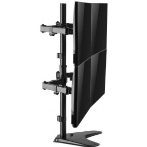 Equip 650127 monitorarm vrijstaand z 5 orig - Equip 650127 voor 4 schermen tot 32" Monitorstandaard (zwart)