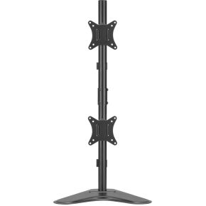Equip 650128 flat panel bureau steun 2 orig - Equip 650128 voor 2 schermen tot 32" Bureausteun (zwart)