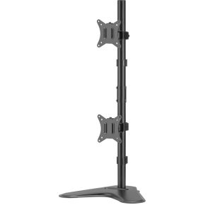 Equip 650128 flat panel bureau steun 3 orig - Equip 650128 voor 2 schermen tot 32" Bureausteun (zwart)