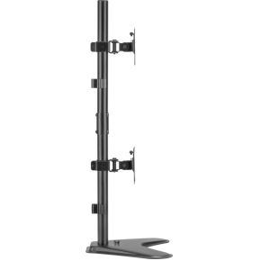 Equip 650128 flat panel bureau steun 4 orig - Equip 650128 voor 2 schermen tot 32" Bureausteun (zwart)