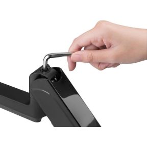 Equip 650133 monitorarm zwart 4 orig - Equip 650133 voor 2 schermen tot 32" Bureausteun (zwart)