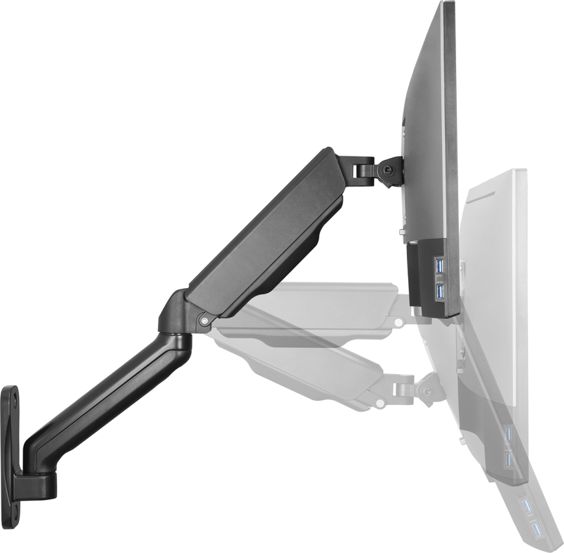 Equip 650137 flat panel bureau steun 8 orig - Equip 650137 tot 32" Muurbeugel (zwart)
