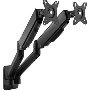Equip 650138 wallmount zwart 2 orig - Equip 650138 voor 2 schermen tot 32" Muurbeugel (zwart)