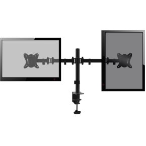 Equip 650152 monitorarm zwart 5 orig - Equip 650152 voor 2 schermen tot 27" Bureausteun (zwart)