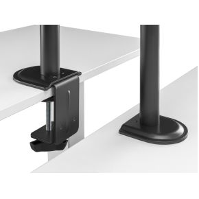 Equip 650157 monitorarm zwart 8 orig - Equip 650157 voor 2 schermen tot 32" Bureausteun (zwart)