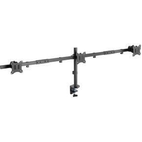 Equip 650158 monitor beugel 3 orig - Equip 650158 voor 3 schermen tot 32" Bureausteun (zwart)